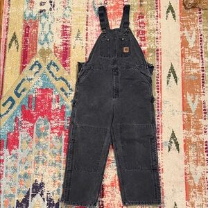 Vintage Carhartt Black Overalls